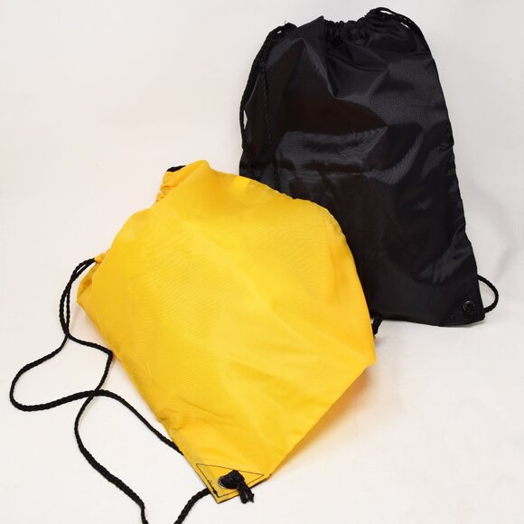 Robert Irvine Fit Crunch Cinch Backpack Sack Bag Unisex Set of 2 Gym Dorm Travel - Picture 2 of 7